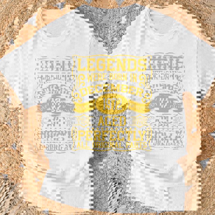 1972年12月に誕生した52歳の誕生日レジェンド。 長袖tシャツ Tシャツ 高齢者への贈り物