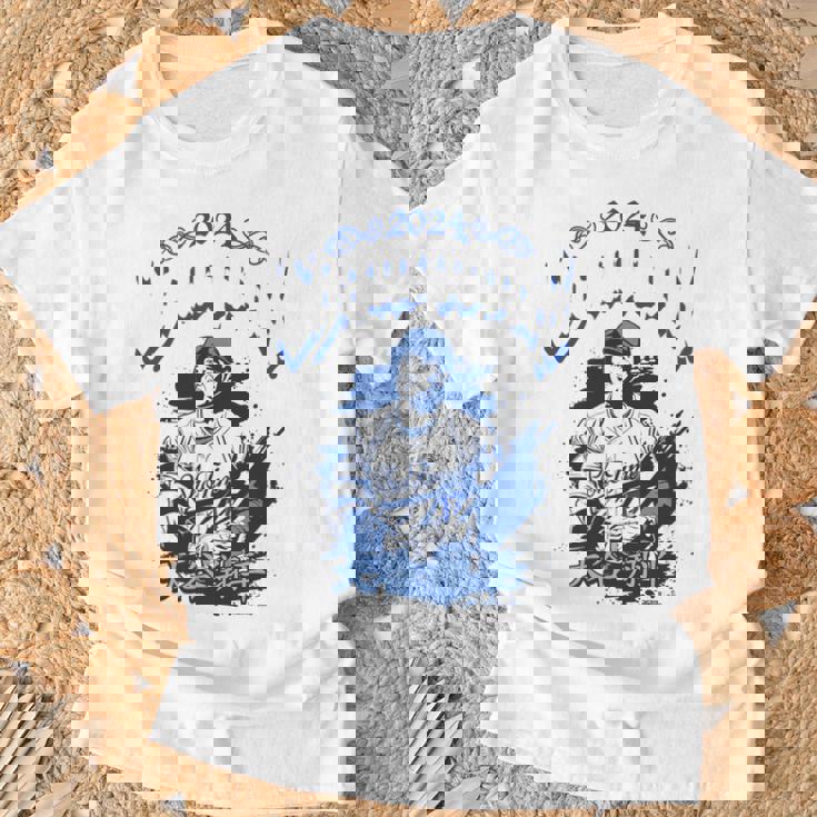 2024年チャンピオンズ大谷翔平ロサンゼルス野球 長袖tシャツ Tシャツ 高齢者への贈り物