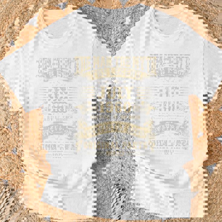 65歳の誕生日プレゼント 男性神話 1960年7月 長袖tシャツ Tシャツ 高齢者への贈り物