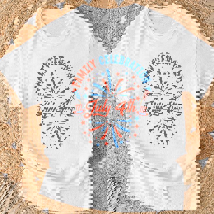 7月4日 家族祝 2024 おそろい ファミリー レトロ Tシャツ 高齢者への贈り物