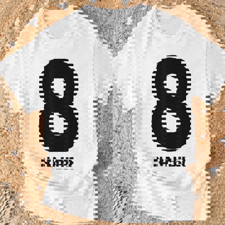 8 数字 Tシャツ 高齢者への贈り物