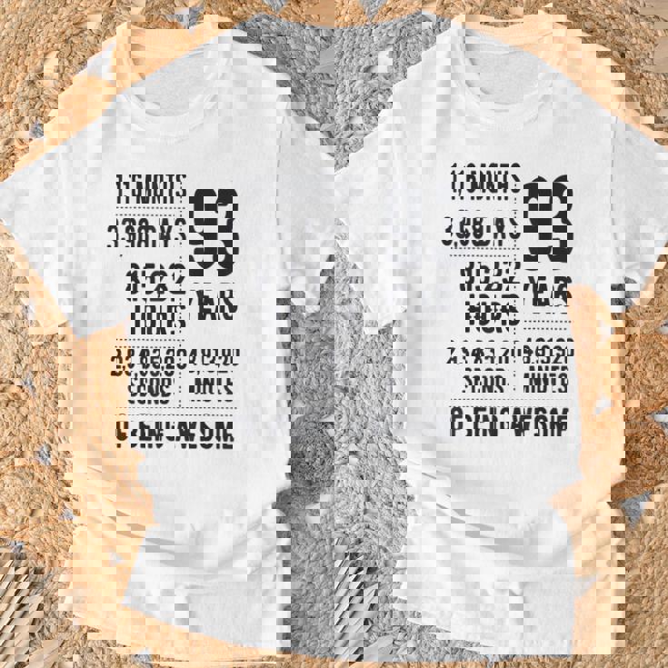 93歳の誕生日 男性 女性 面白い 93歳 Tシャツ 高齢者への贈り物