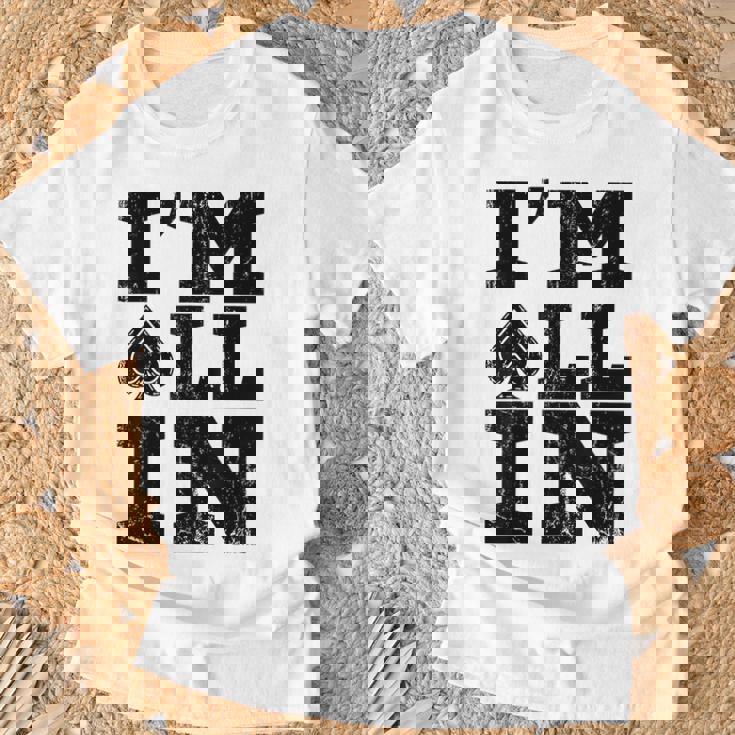Im All In ポーカーシャツ ポーカープレーヤー Tシャツ 高齢者への贈り物