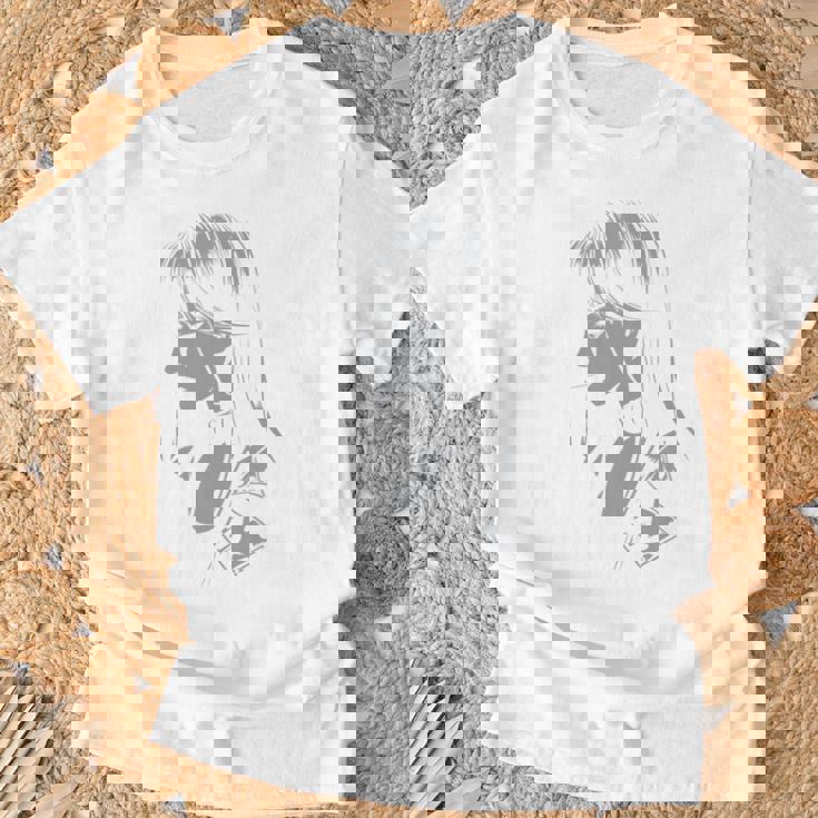 Anime Horror Girl Aestheticoft Grunge Waifu Japanese Otaku 長袖tシャツ Tシャツ 高齢者への贈り物