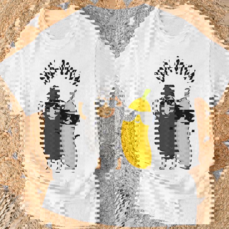 Baa-Nana おもしろバナナ羊しゃれ Tシャツ 高齢者への贈り物