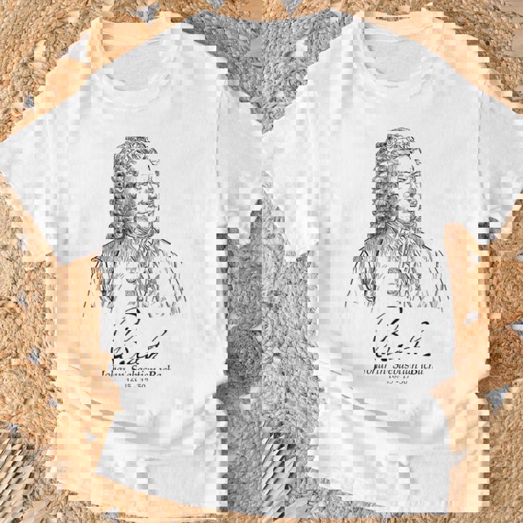 Bach German Composerバッハ、ドイツの作曲家、音楽家、クラシカル Tシャツ 高齢者への贈り物