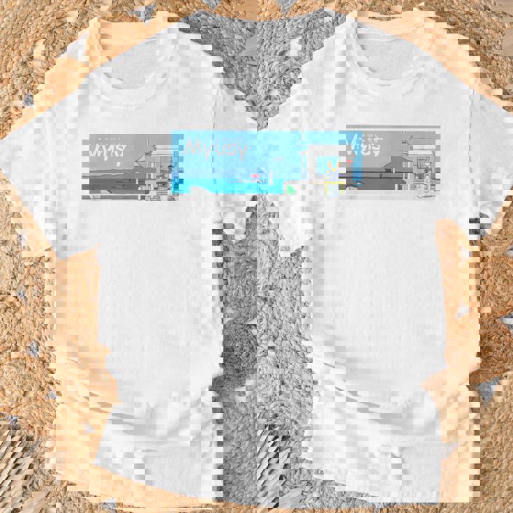 Beautifuleaside Town Hayama Unny Day Myusy Tシャツ 高齢者への贈り物