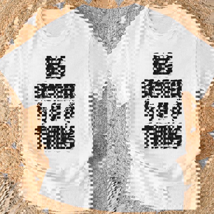 Big Brother Of Twins New Big Brotheriblingギフト Tシャツ 高齢者への贈り物
