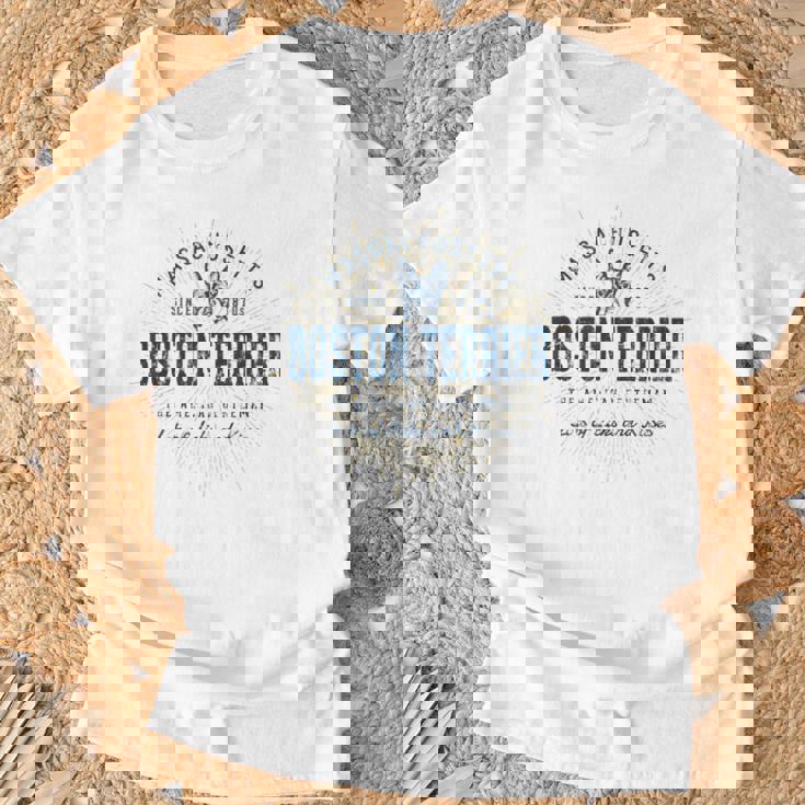 Boston Terrierギフトヴィンテージボストン・テリア Tシャツ 高齢者への贈り物