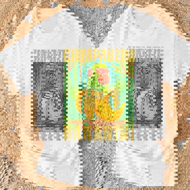 Chimpanzini Bananini Italian Brainrot Tシャツ 高齢者への贈り物