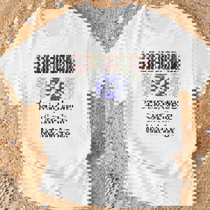 Clan Buchan Tartancottish Family Namecotland Pride Tシャツ 高齢者への贈り物