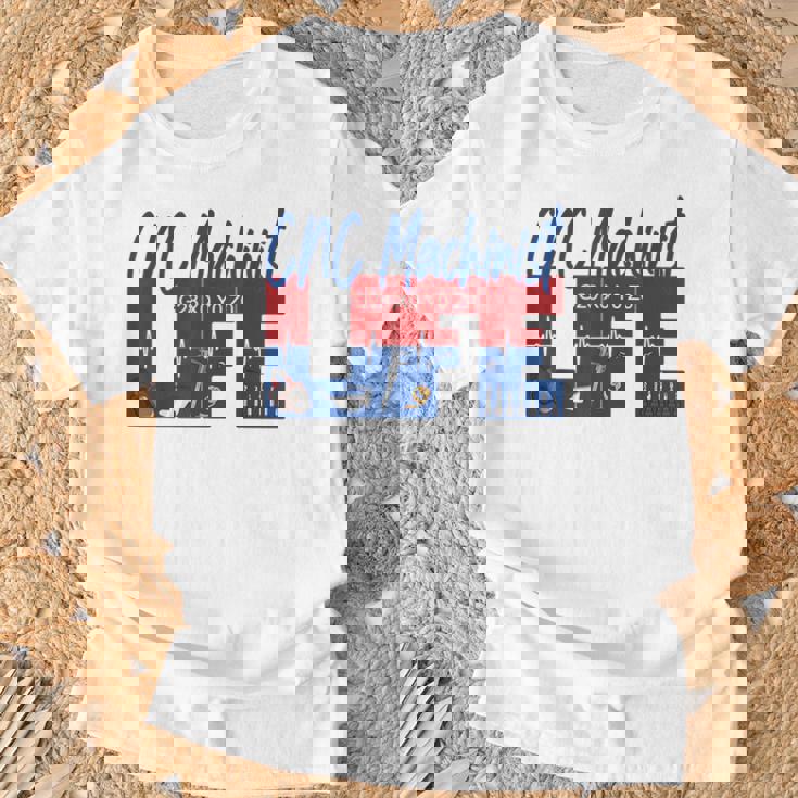 Cnc マシニスト ライフ Cnc マシニスト オペレーター Cnc プログラマー Tシャツ 高齢者への贈り物