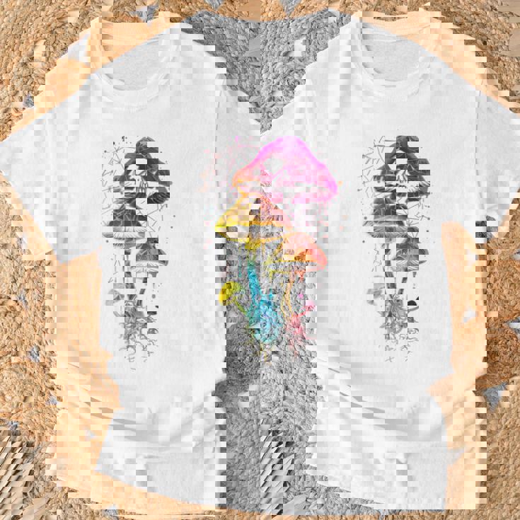 Colorful Minimalic Drippingkull 長袖tシャツ Tシャツ 高齢者への贈り物