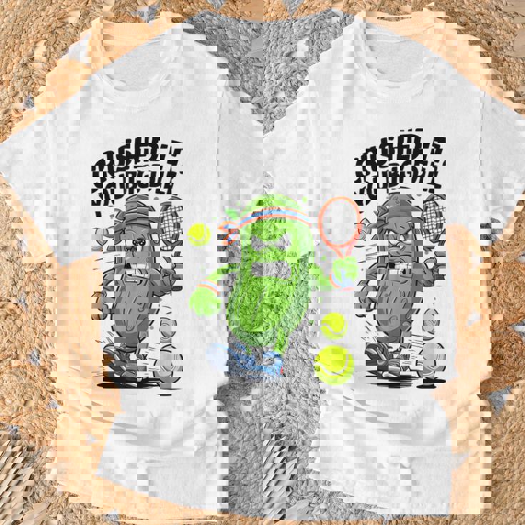 Crushed It You Big Dill Pickle Tennis Tシャツ 高齢者への贈り物