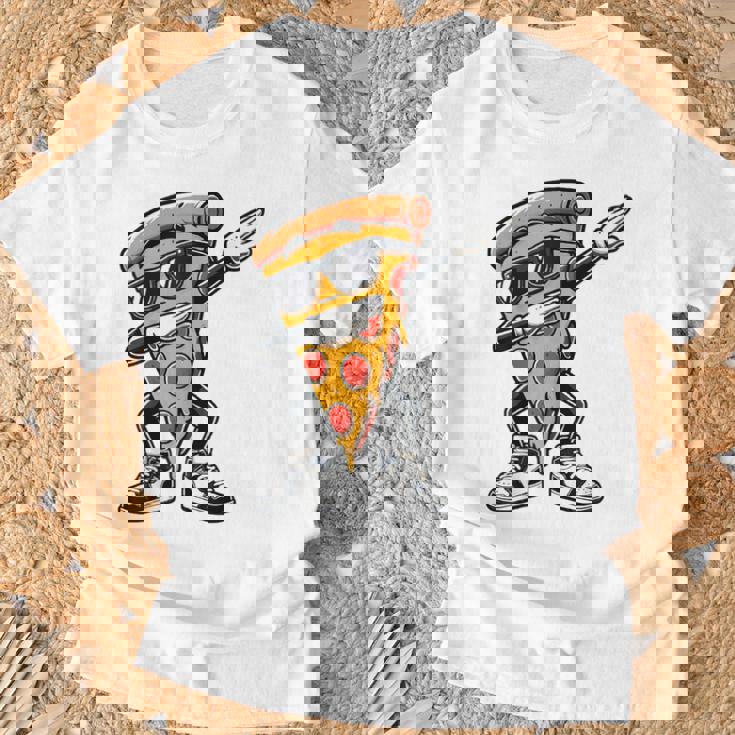 Dabbing Pizza スライス ダンス ピザ 幼児 男の子 ダンス 食通 Tシャツ 高齢者への贈り物