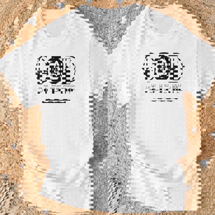 Dios Cristiano Es Bueno Todo El Tiempo Camiseta unisex Regalos para ancianos