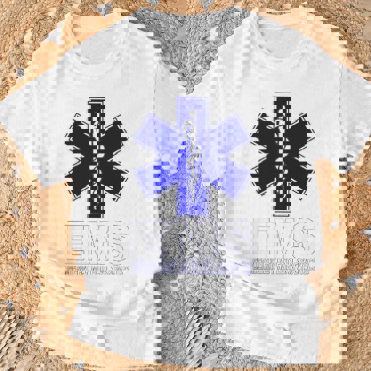 Emstar Of Life 救急医療サービス Emt Paramedic Tシャツ 高齢者への贈り物