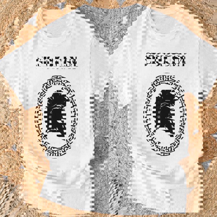 Estoicismo Filosofíairtudes Guerreras Antiguas Camiseta unisex Regalos para ancianos
