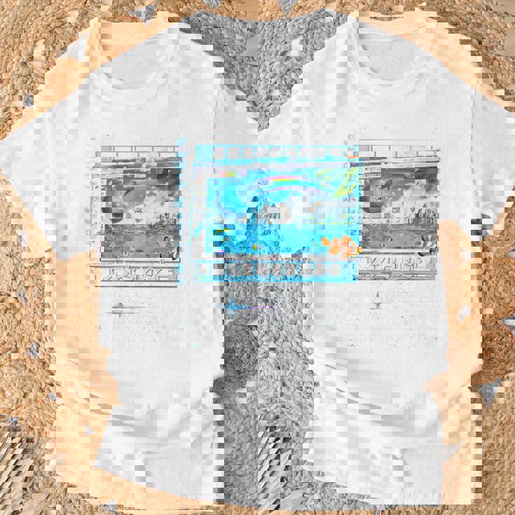 Frutiger エアロファッション バックプリント Frutigeribes Tシャツ 高齢者への贈り物