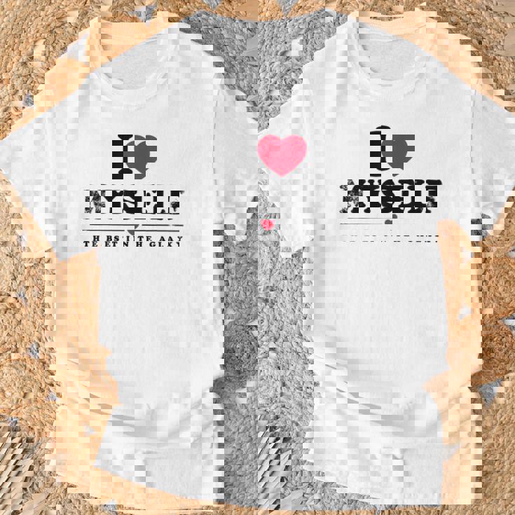 I Love Myself I Heart Myself Tシャツ 高齢者への贈り物