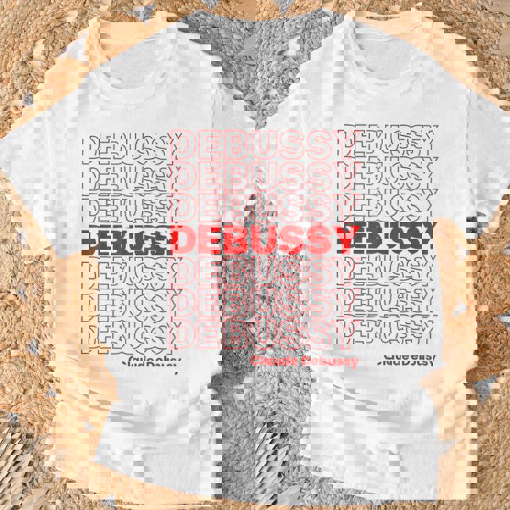 クロード ドビュッシー クラシック音楽作曲家 Thank You Meme Tシャツ 高齢者への贈り物