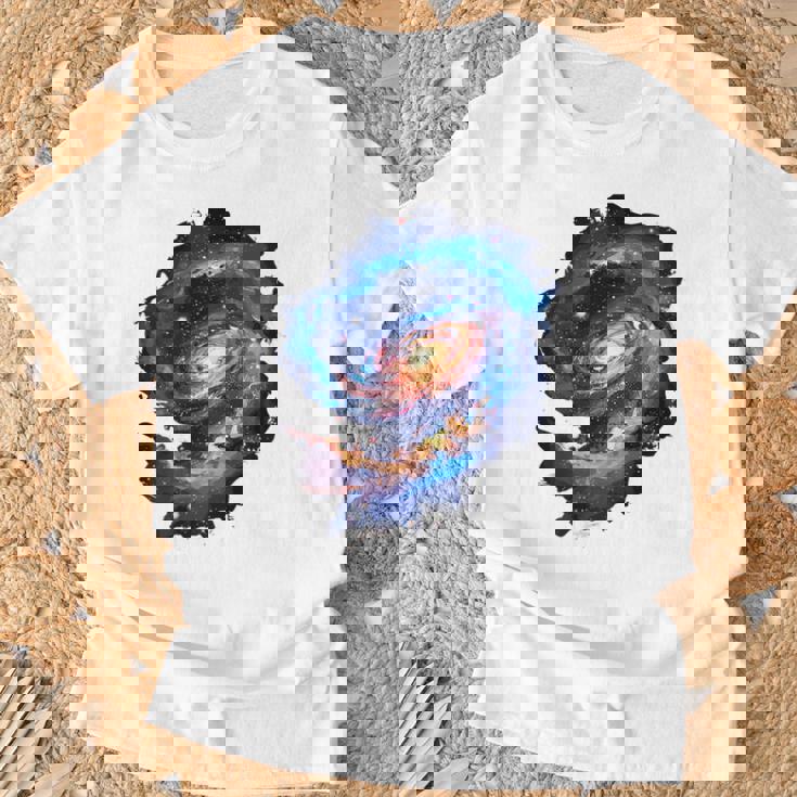 Galaxy Backprint Tシャツ 高齢者への贈り物