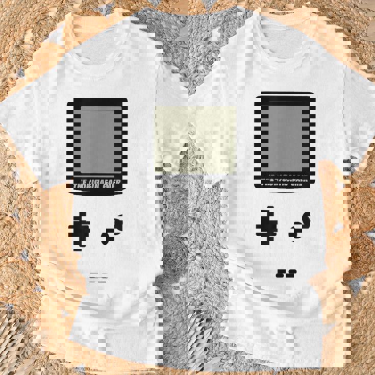 Gameboy オリジナルゲーマー 面白いオタクビデオゲームシャツ Tシャツ 高齢者への贈り物