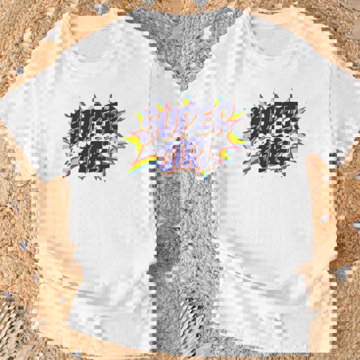 Girl Comicuper Retro Cool 長袖tシャツ Tシャツ 高齢者への贈り物