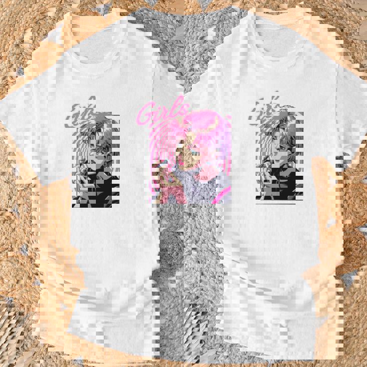 Girls Eat Out 面白いレトロデザイン 長袖tシャツ Tシャツ 高齢者への贈り物