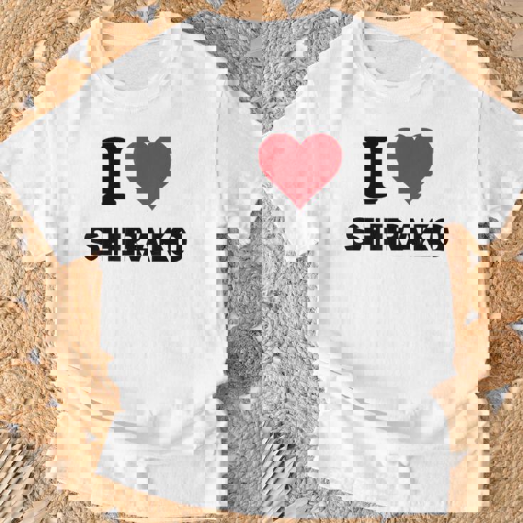 I Heart 白子ジャパンラブ 日本のお土産品 Tシャツ 高齢者への贈り物