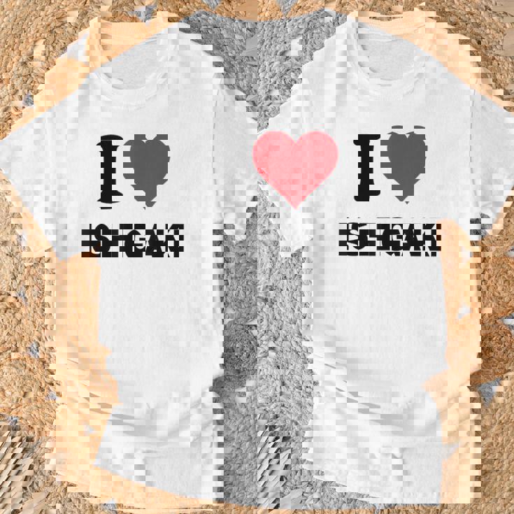 I Heart 石垣 Japan Love 日本土産 Tシャツ 高齢者への贈り物