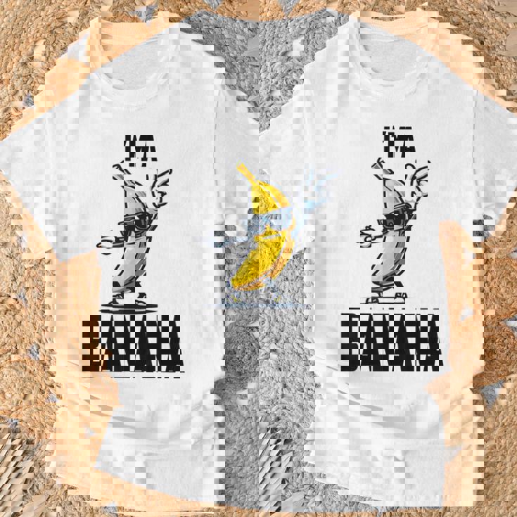 I'm A Banana シャツ かわいい 面白い バナナ コスチューム メンズ レディース キッズ Tシャツ 高齢者への贈り物