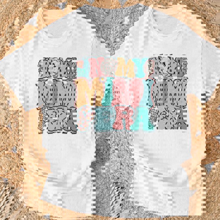 In My Mimi Era Groovy Leopardmile Face New Grandma Grandma 長袖tシャツ Tシャツ 高齢者への贈り物