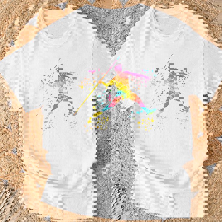 Javelin Throwe Colorsplash キッズ やり投げ Tシャツ 高齢者への贈り物