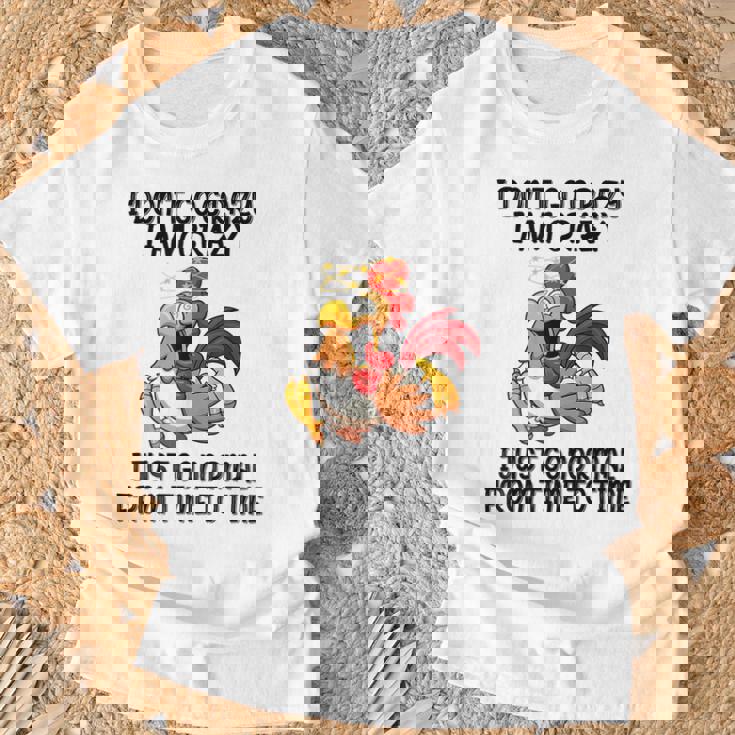 Je Ne Deviens Pas Fou Jeuis Fou Je Deviens Juste Normal T-Shirt Cadeaux pour les vieillards