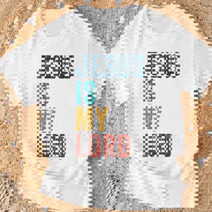 Jesus Is My Lord – Christian Faithintage Graphic Tシャツ 高齢者への贈り物