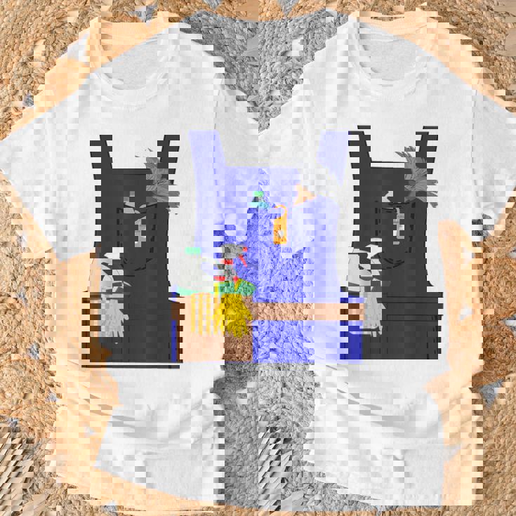 Last Minute Cleaner ハロウィンワーカーズグループコスチューム Tシャツ 高齢者への贈り物