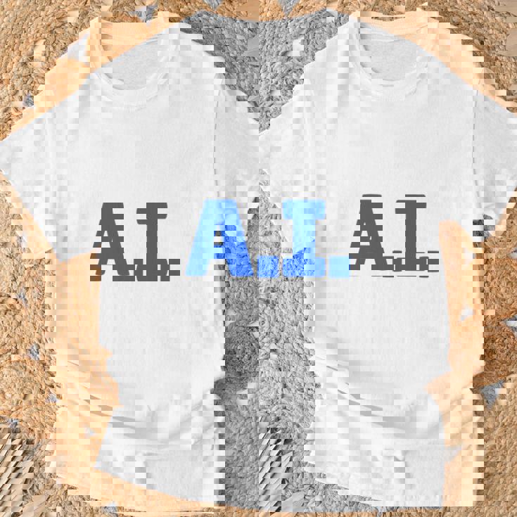 I Love AI 人工知能 長袖tシャツ Tシャツ 高齢者への贈り物