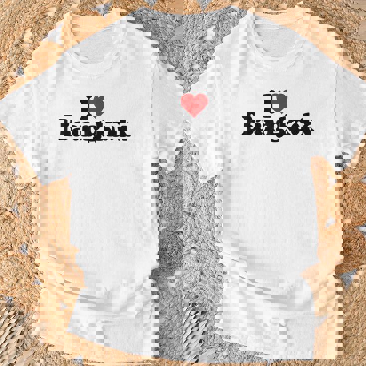 I Love Heart Bangkok タイ Bk Bkk Tシャツ 高齢者への贈り物