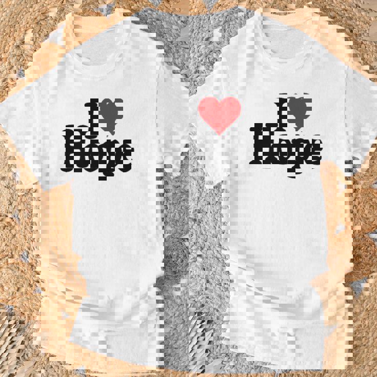 I Love Heart Hope Namee On A Tシャツ 高齢者への贈り物