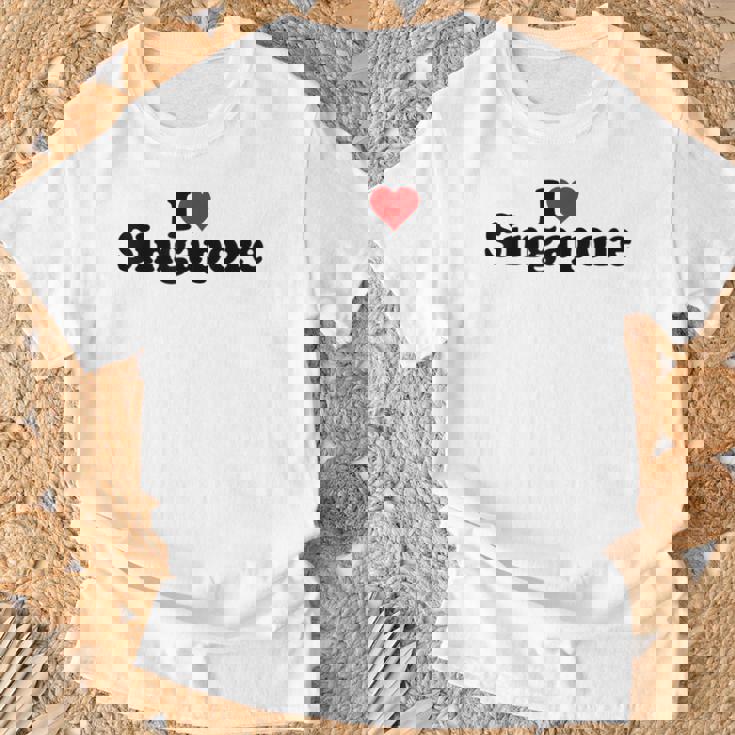 I Love Heart シンガポール Tシャツ 高齢者への贈り物