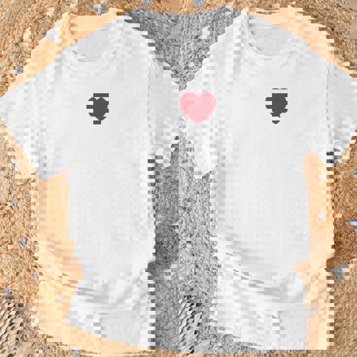 I Love Jesus I Heart Jesus レッドハート 長袖tシャツ Tシャツ 高齢者への贈り物