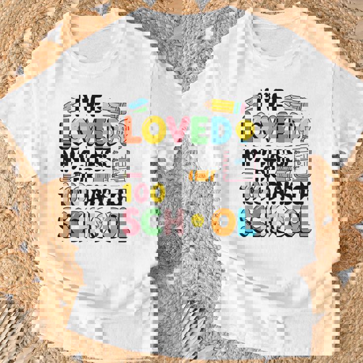 I Love Love My Class For 100 Days Ofchool 100Th Tシャツ 高齢者への贈り物