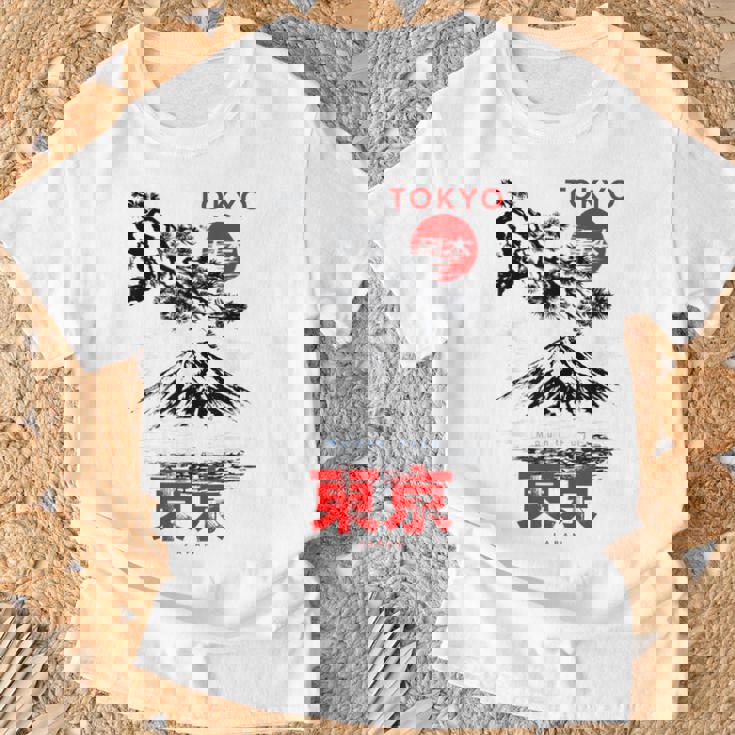 I Love Tokyo、Tokyo Japan 富士山、東京ファッショングラフィック Tシャツ 高齢者への贈り物