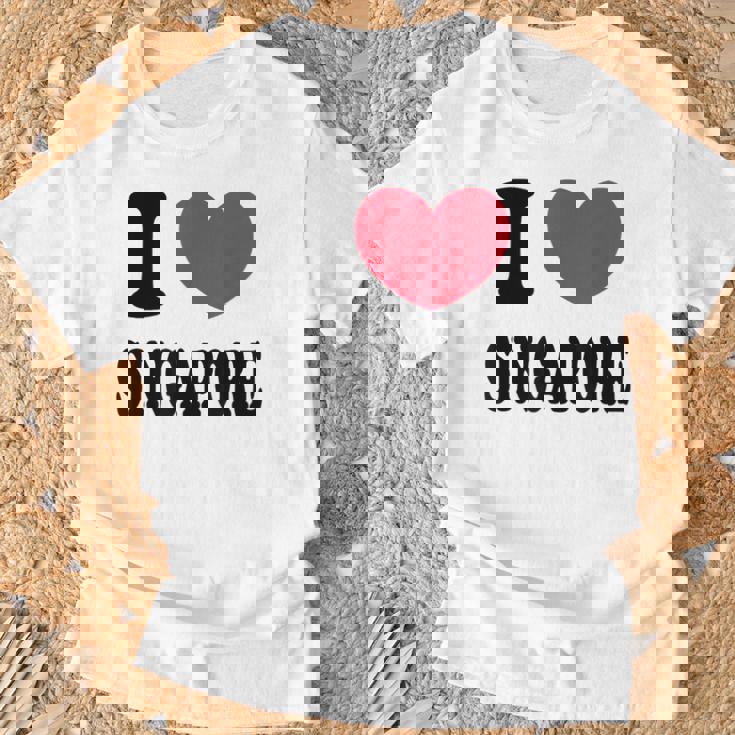 I Loveingapore シンガポールが大好き Tシャツ 高齢者への贈り物