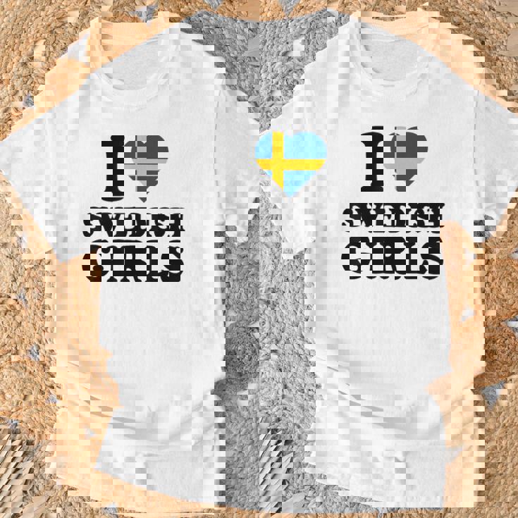 I Lovewedish Girls Tシャツ 高齢者への贈り物