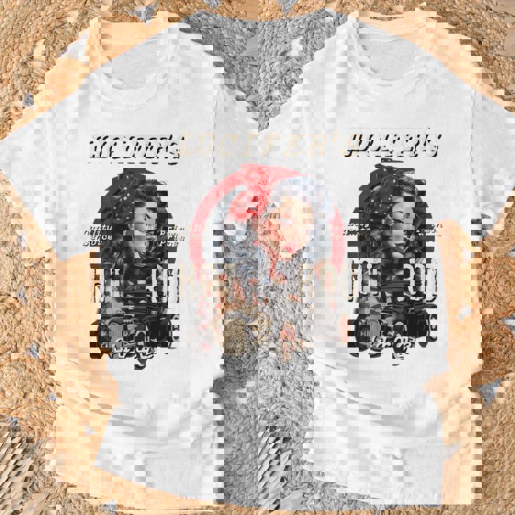 Lucifer's スーパーホットロッド ピンナップガール ロカビリー ガレージ レトロ Tシャツ 高齢者への贈り物