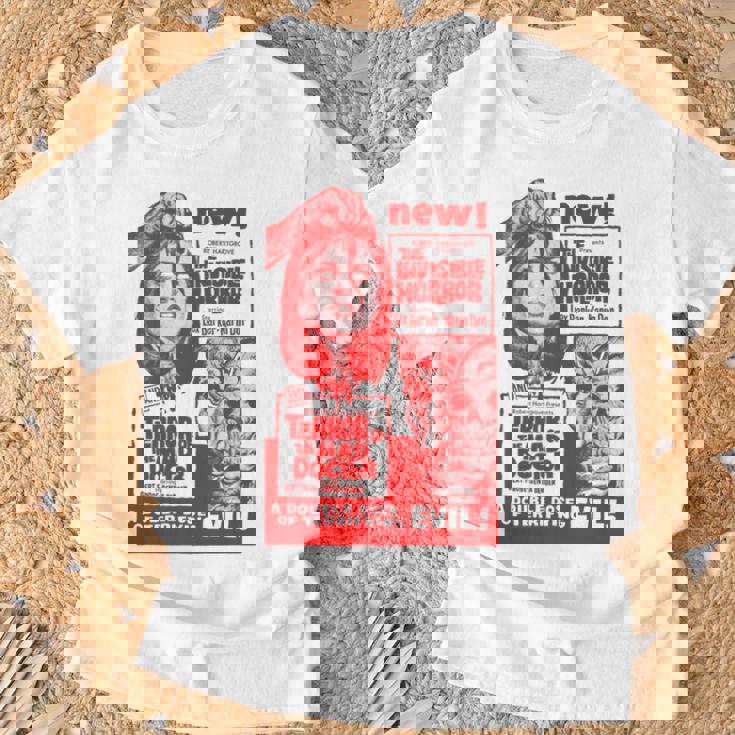 Mad Doctor Terror ハロウィンモンスターポスター ホラー映画 Tシャツ 高齢者への贈り物