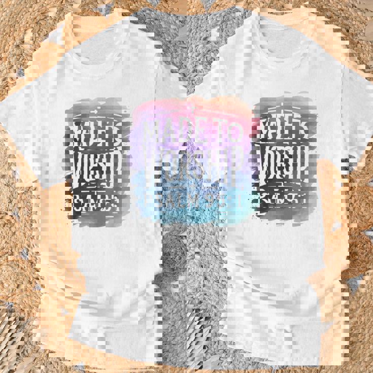 Made To Worship シャツ 礼拝シャツ メンズ & レディース God Tシャツ 高齢者への贈り物