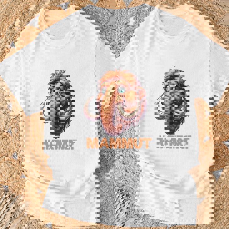 Mammut 氷河期 石器時代 象 ダス イスト マムート コスチューム 長袖tシャツ Tシャツ 高齢者への贈り物